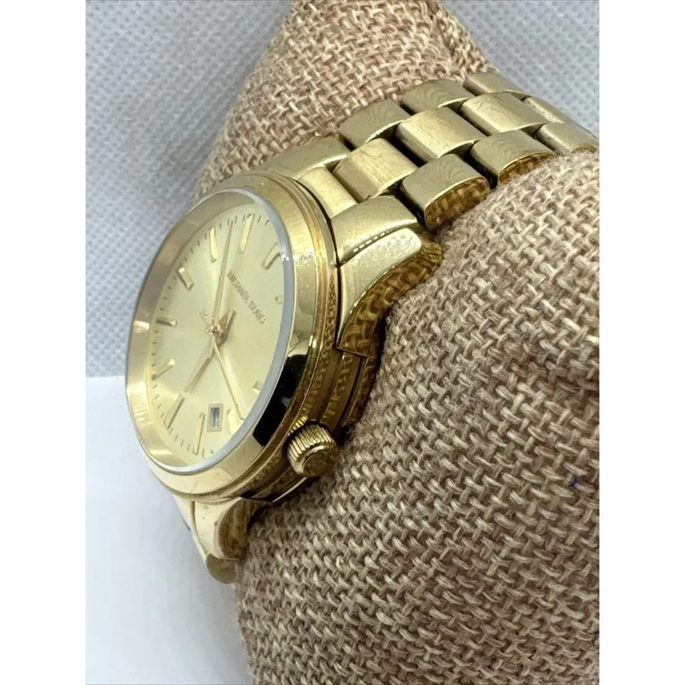 Michael Kors MK5160 Women's Gold Stainless Steel Analog Dial Quartz Watch JNA789